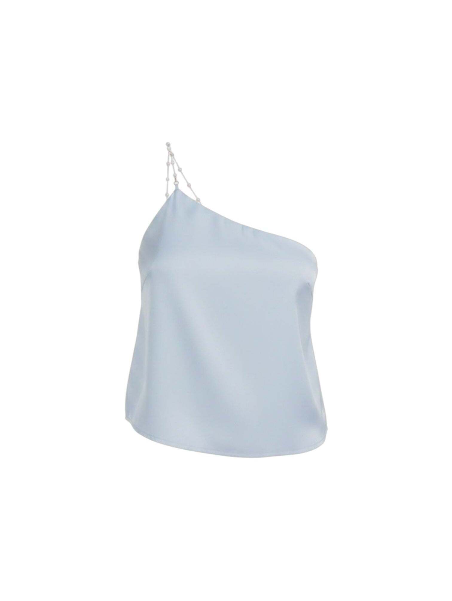 Ontwelfth One-Shoulder Blue Sleeveless Tank Top - New